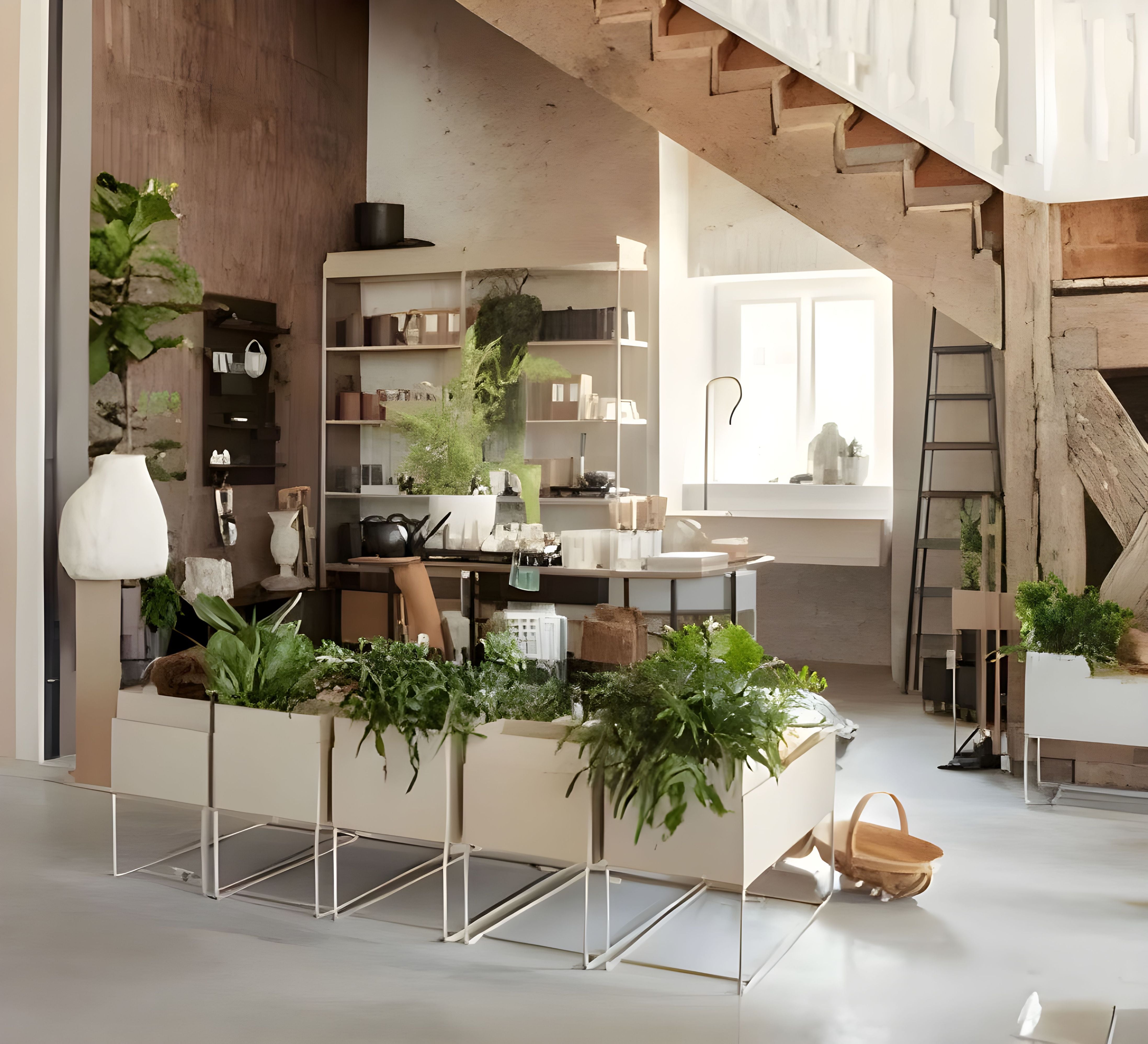 PLANT BOX planter beige