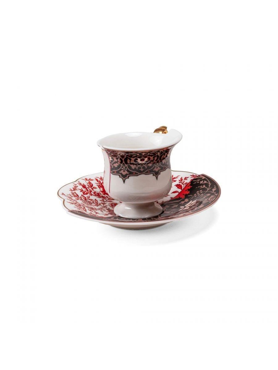 Filiżanka ze spodkiem HYBRID SAGALA porcelanowy Seletti    Eye on Design