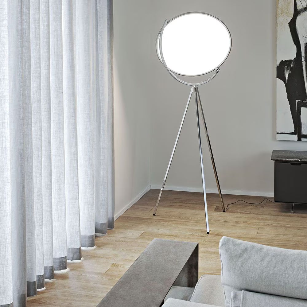 SUPERLOON Chrome Floor Lamp