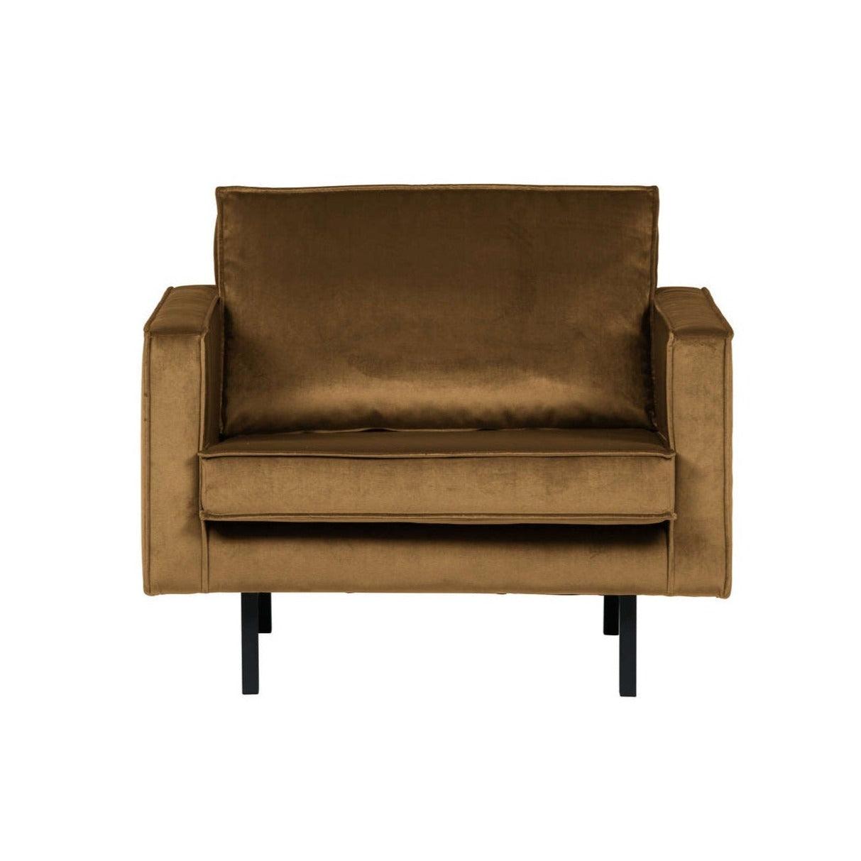Fotel aksamitny RODEO miodowy Be Pure    Eye on Design
