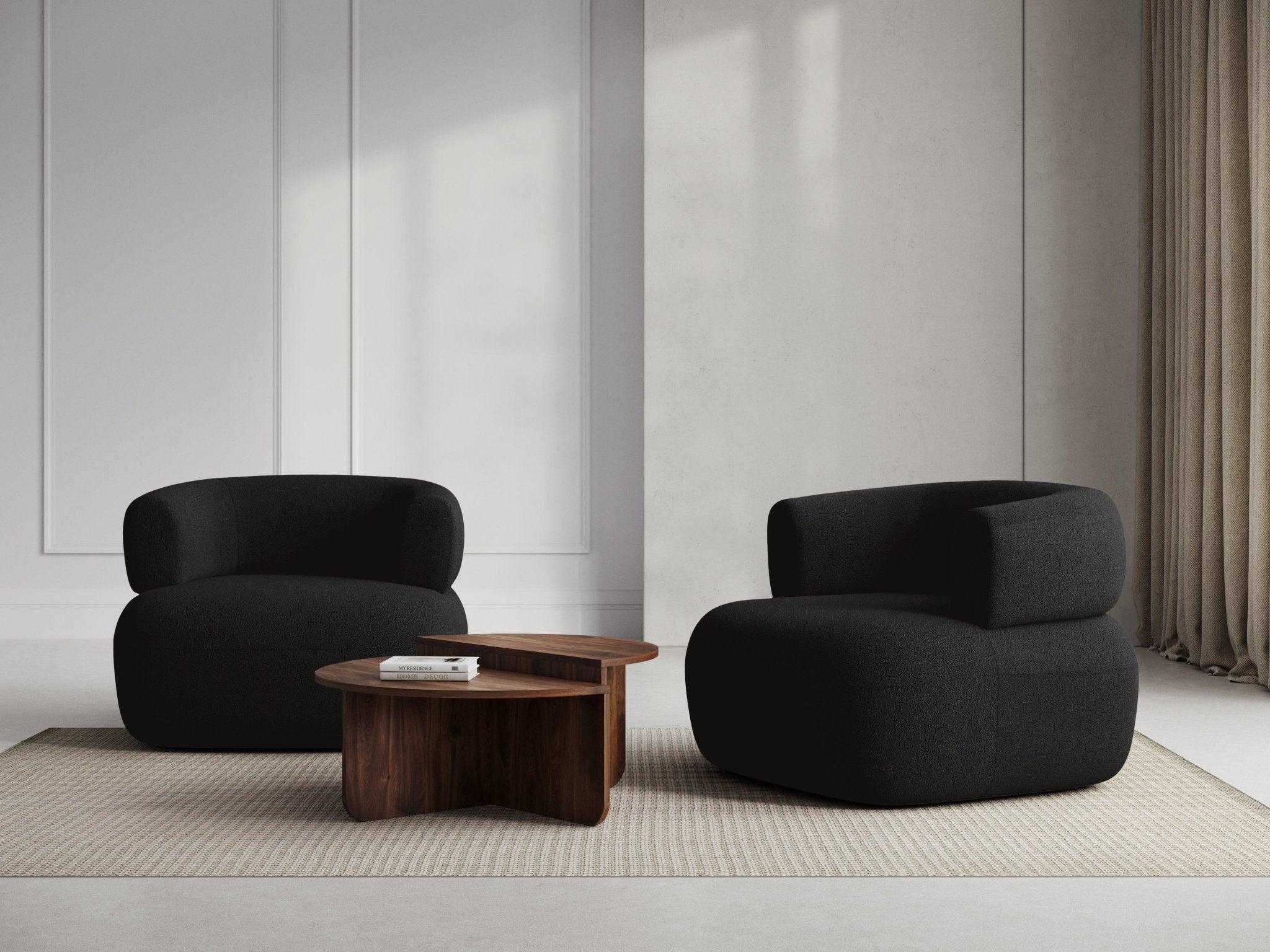 Fotel ALDRIN czarny boucle Windsor & Co    Eye on Design