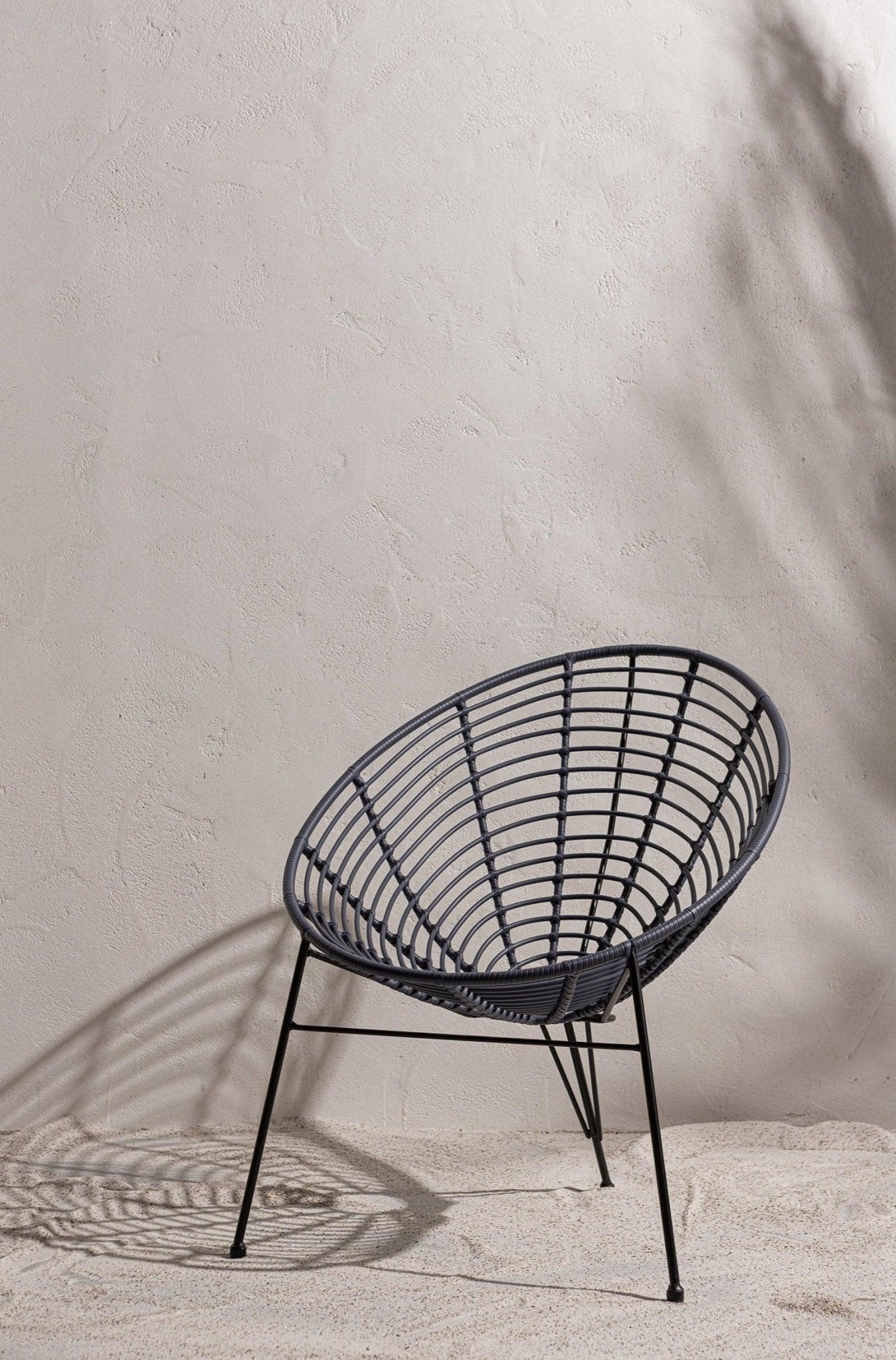 Fotel JANE atramentowy Woood    Eye on Design