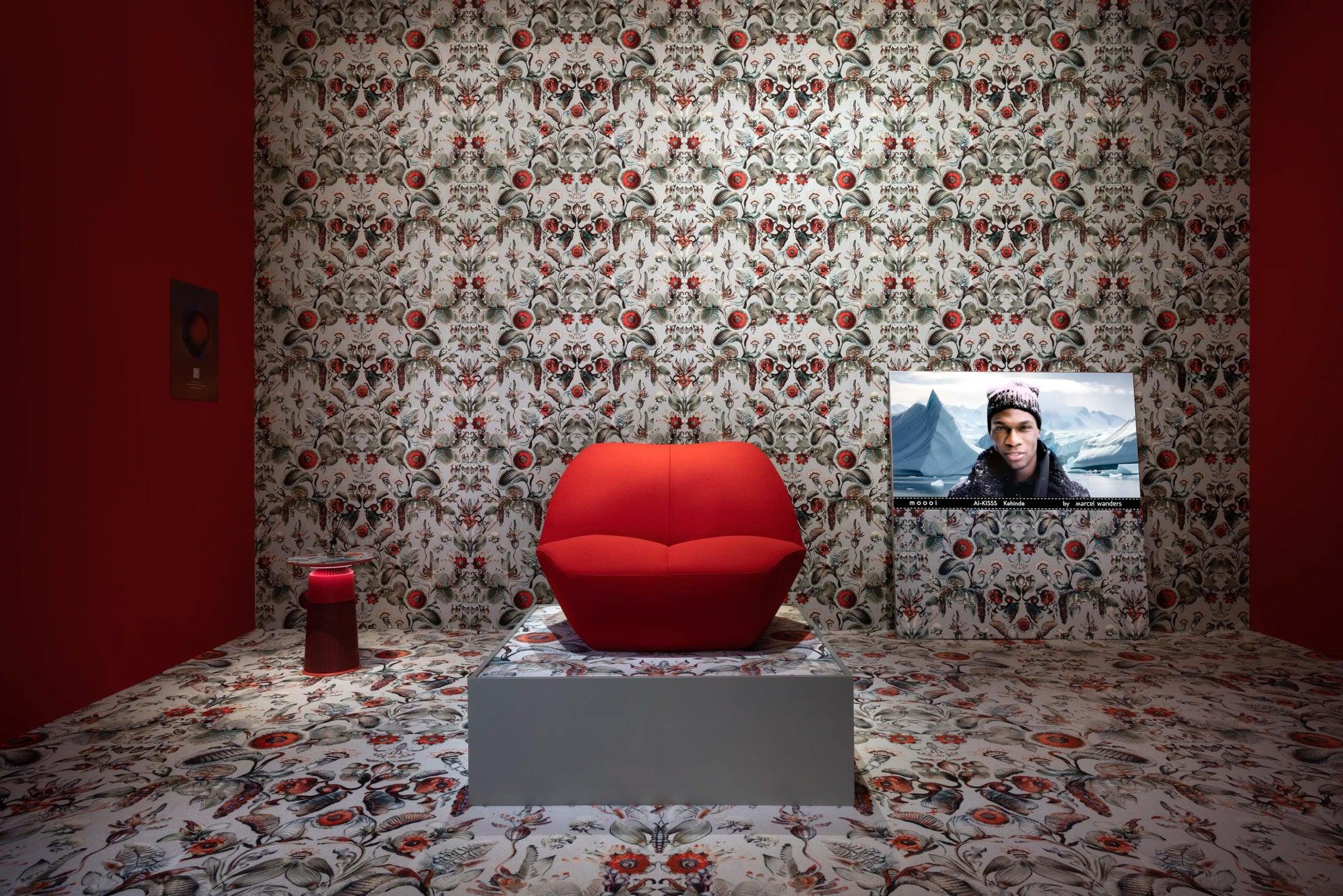 KISSS upholstered armchair Moooi Eye on Design