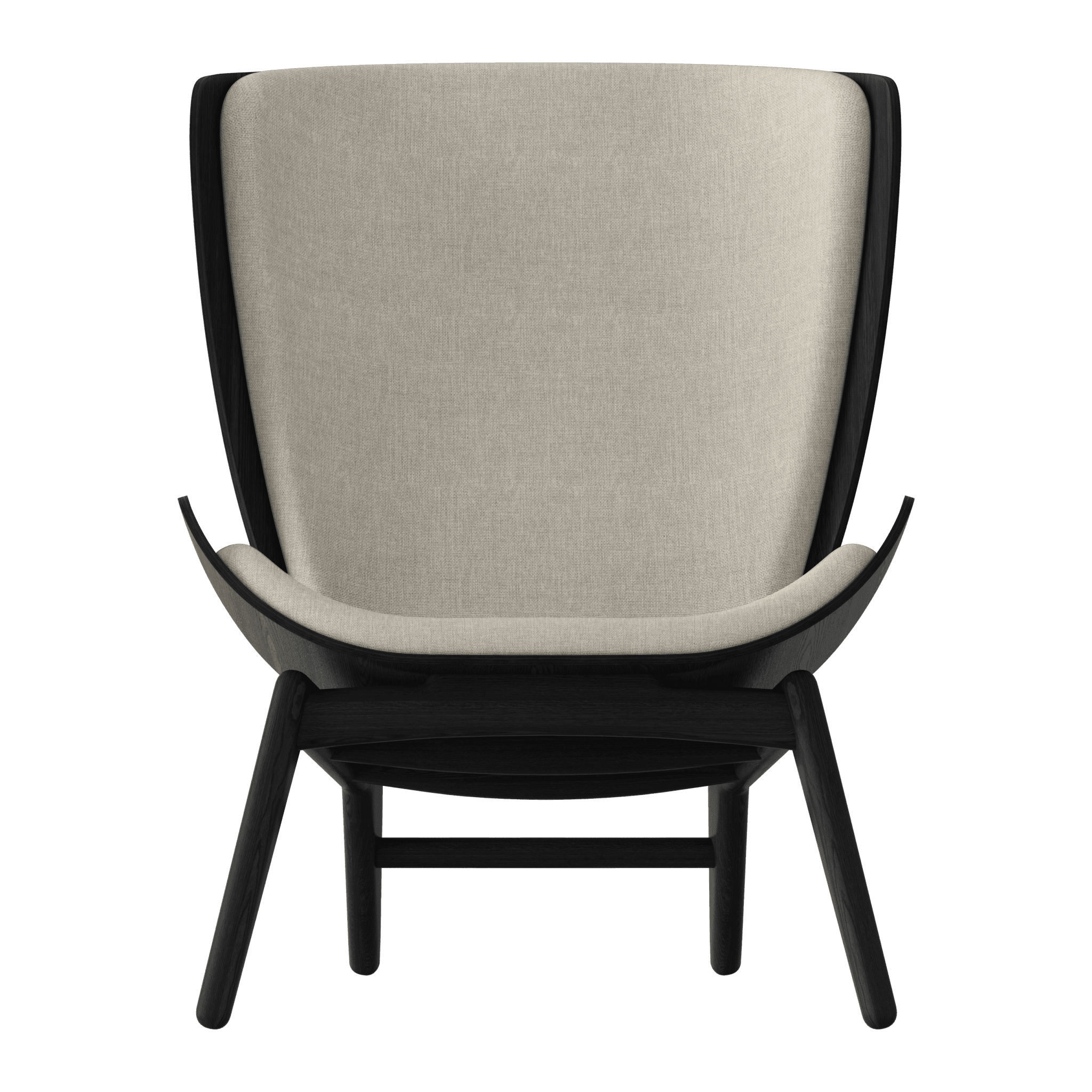 Fotel READER beżowy z czarną podstawą UMAGE    Eye on Design