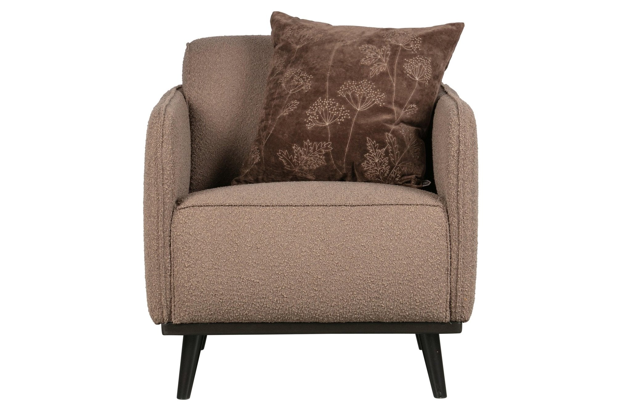 Fotel STATEMENT boucle jasnobrązowy Be Pure    Eye on Design