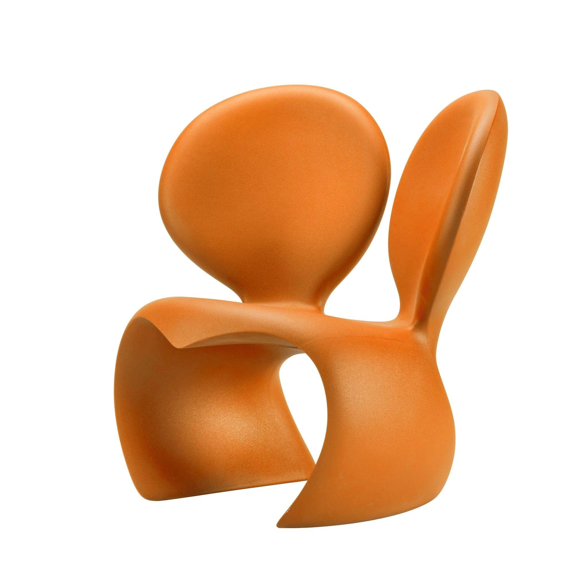 Fotel zewnętrzny DON'T F**K WITH THE MOUSE pomarańczowy Qeeboo    Eye on Design