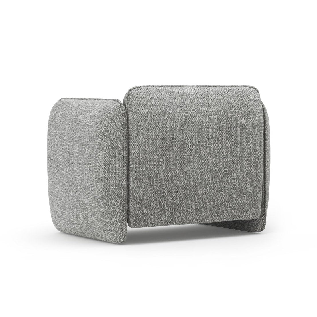 GEORGIA armchair gray chenille