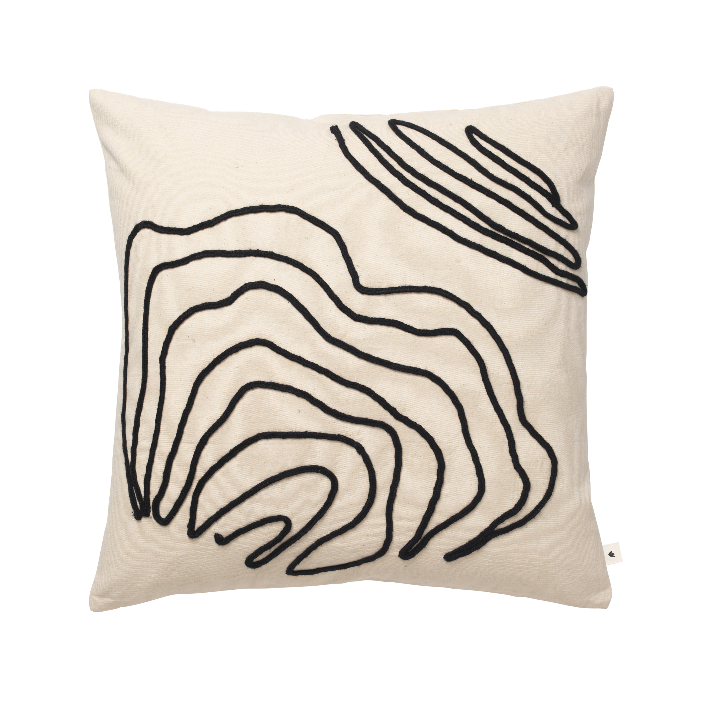 Decorative cushion JOT broken white