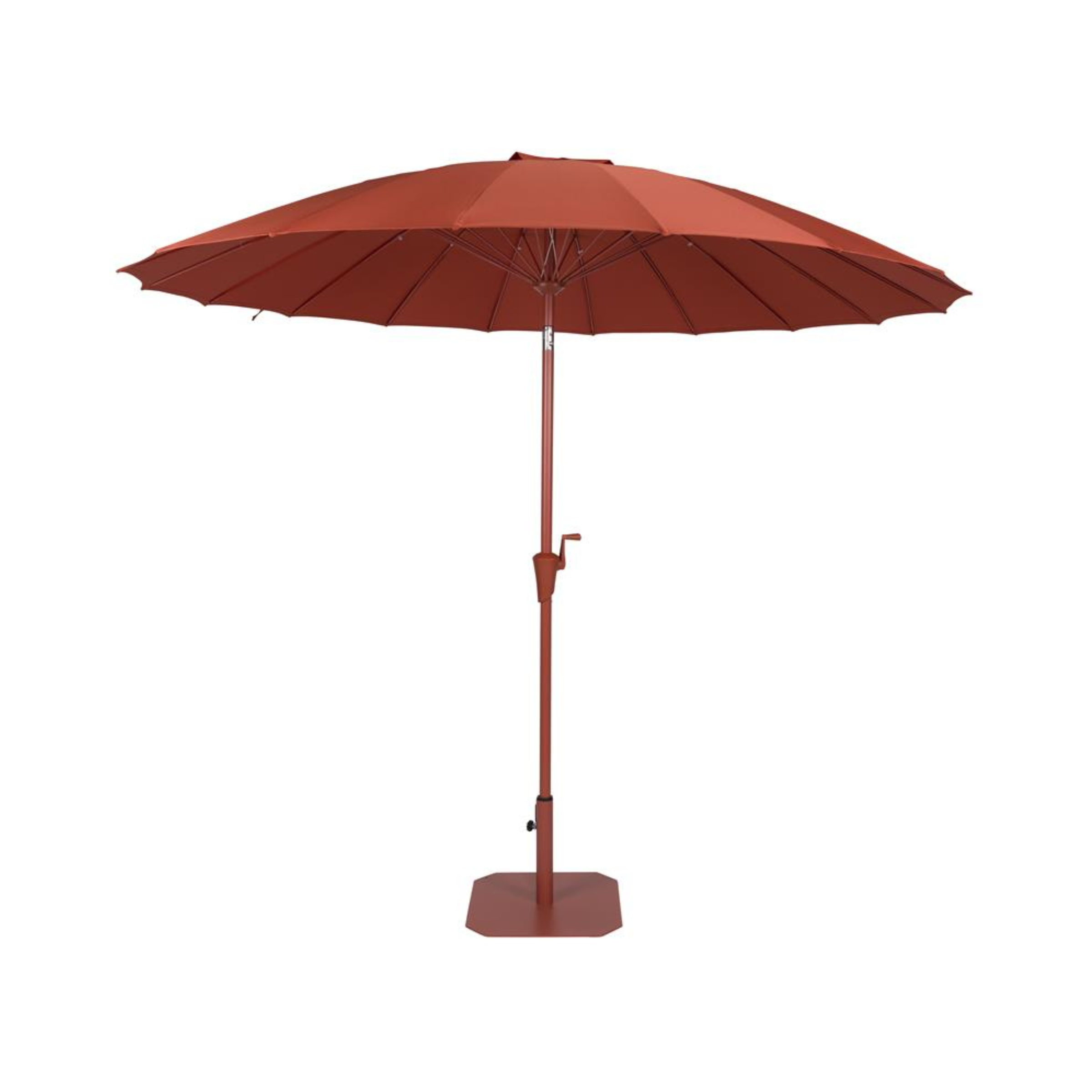 Sonnenschirm mit Fuß SUNSHINE rot