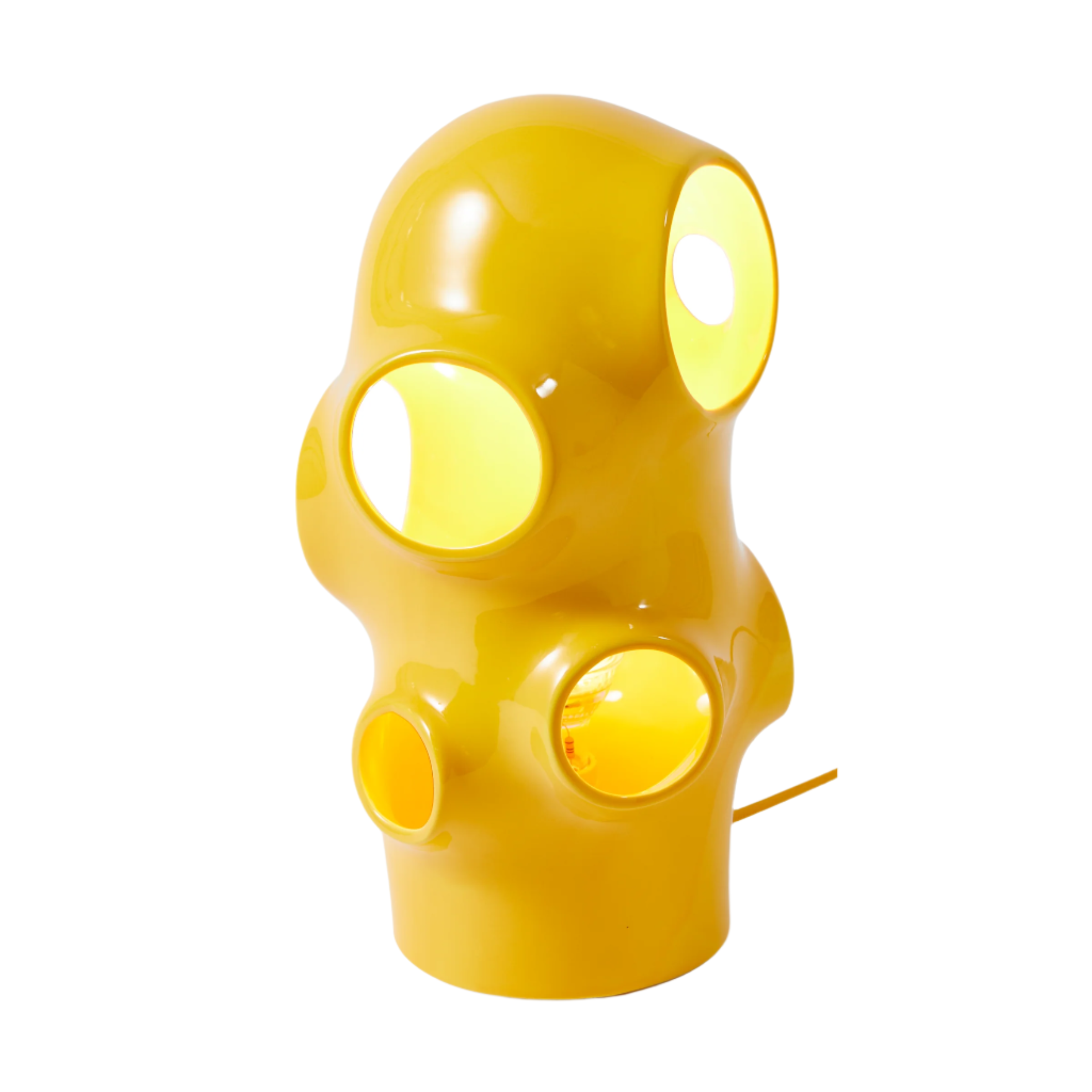 Lampa stołowa BULLE pomarańczowy