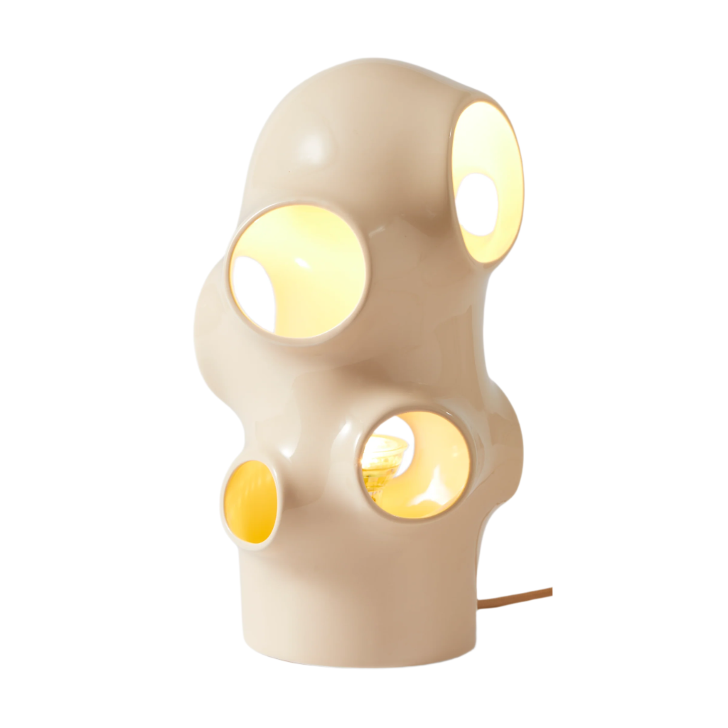 Lampa stołowa BULLE beżowy