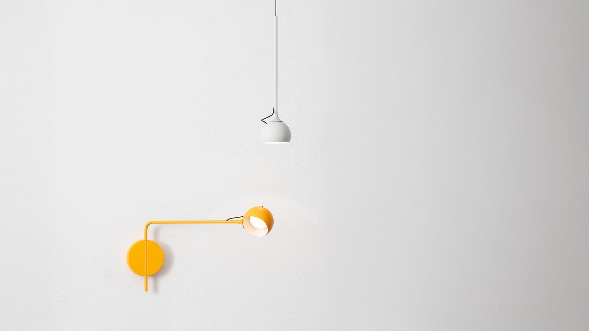 Adjustable Wall Lamp IXA Sunny Yellow