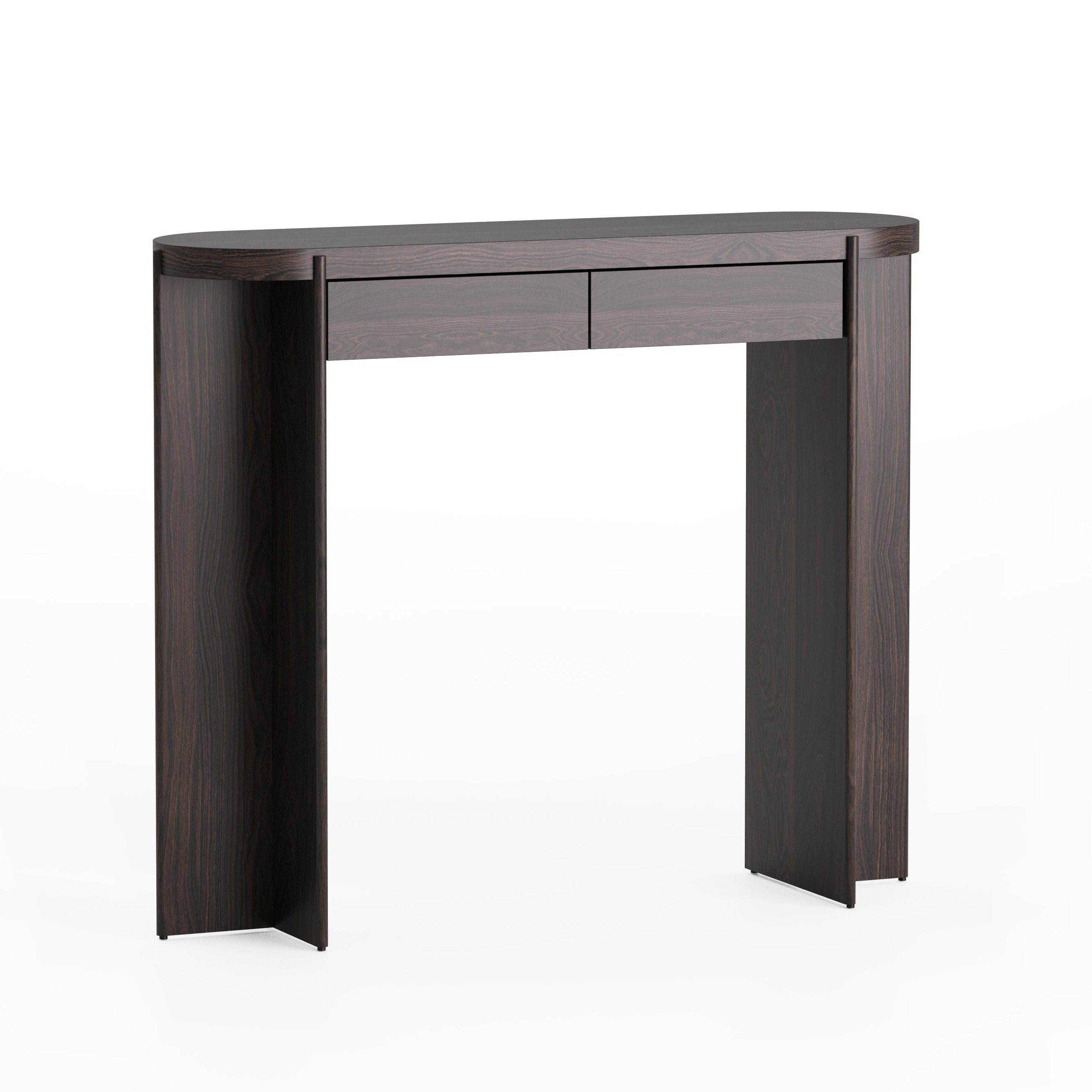 KIRU DUO Console in Ebony Oak Wood