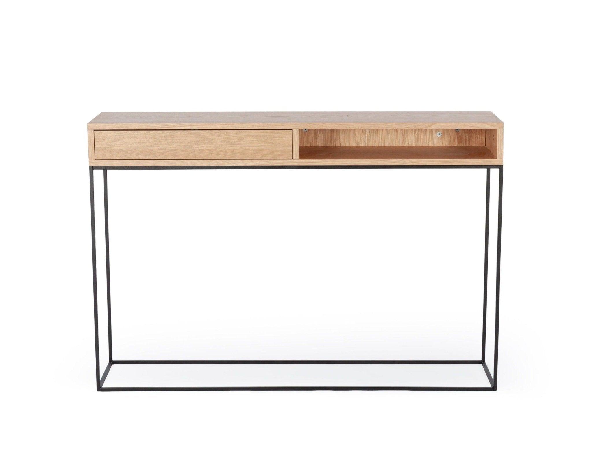 Konsola z szufladą STAM 300 dąb naturalny Nordifra    Eye on Design