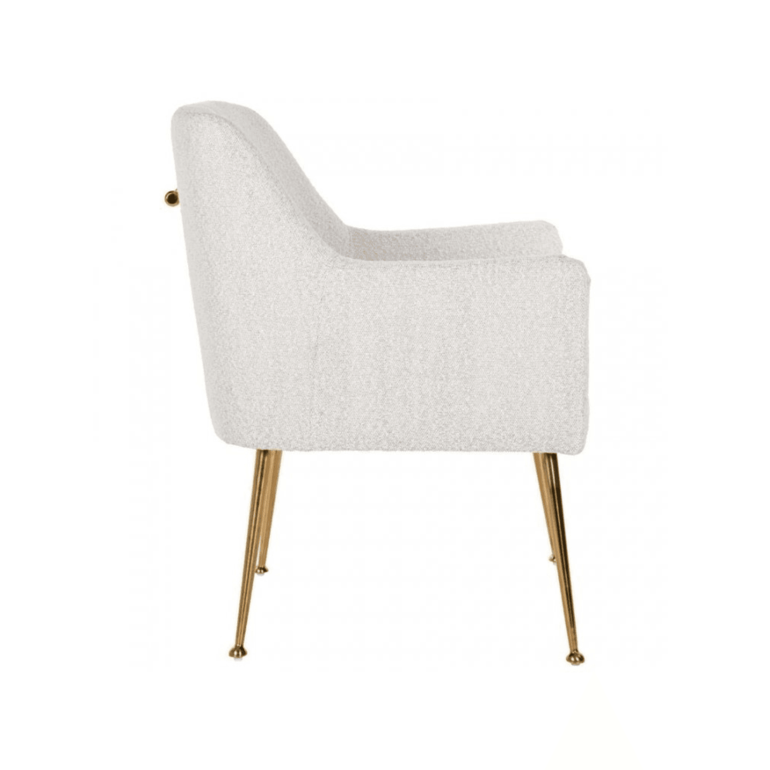 Krzesło HARPER biały bouclé Richmond Interiors    Eye on Design