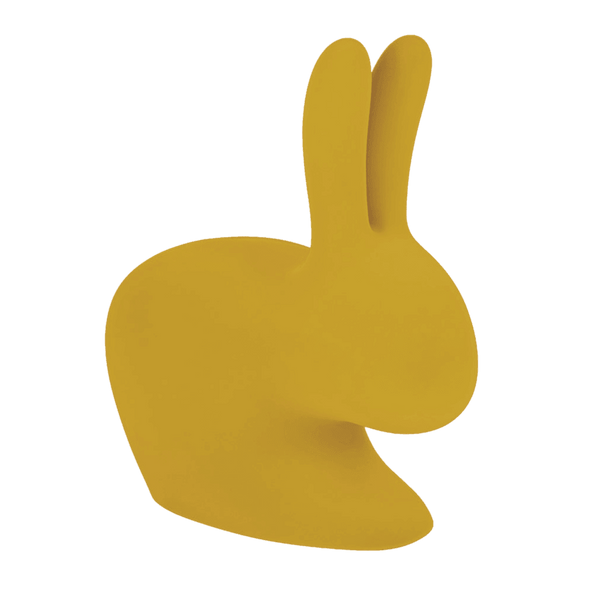 Krzesło RABBIT VELVET musztardowy Qeeboo    Eye on Design