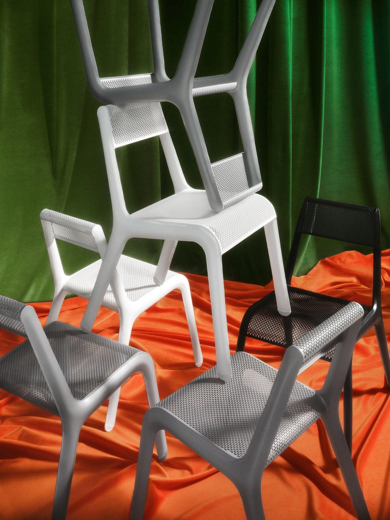 Krzesło ULTRALEGGERA anodowy czarny Zieta Studio    Eye on Design