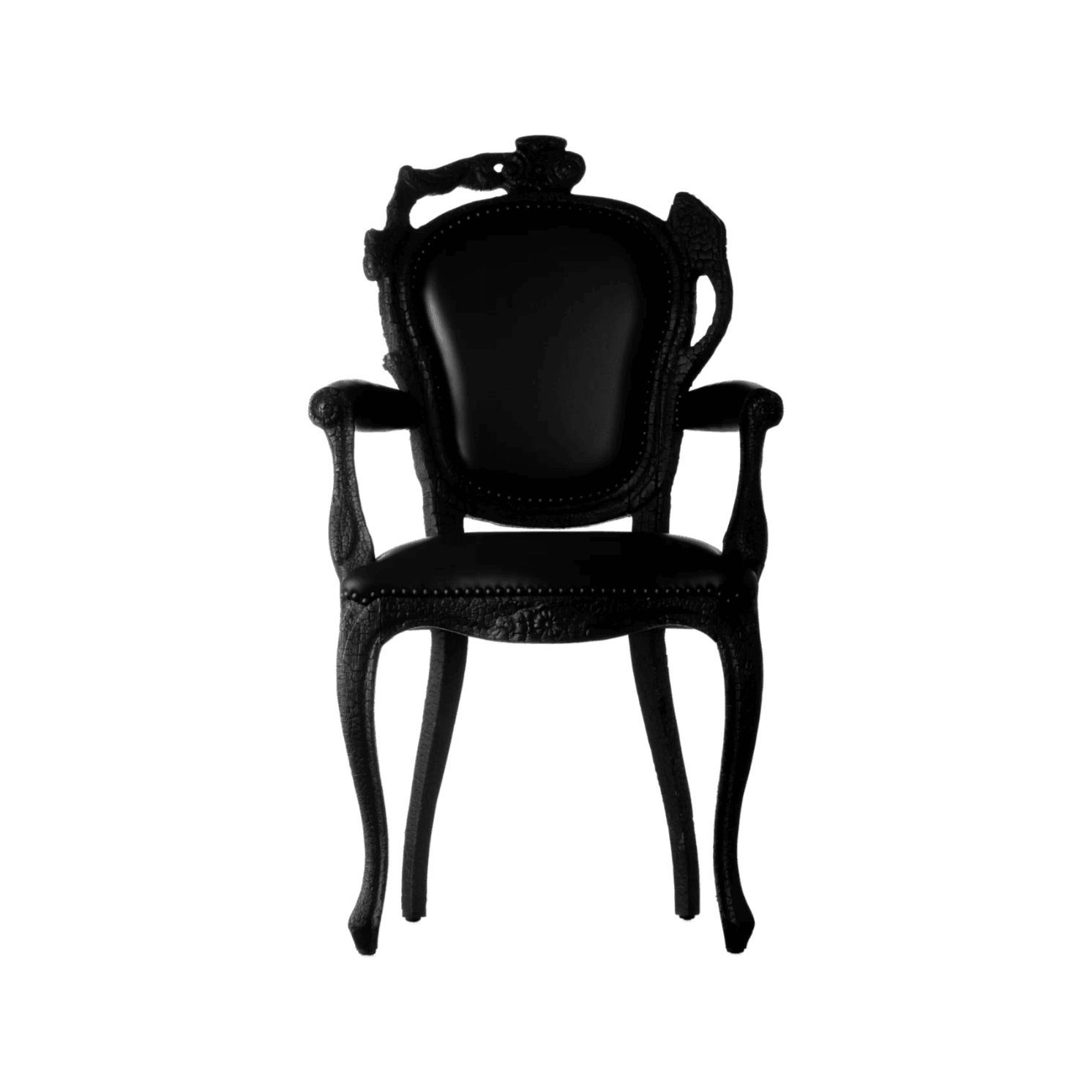 SMOKE chair with armrests black Moooi Eye on Design