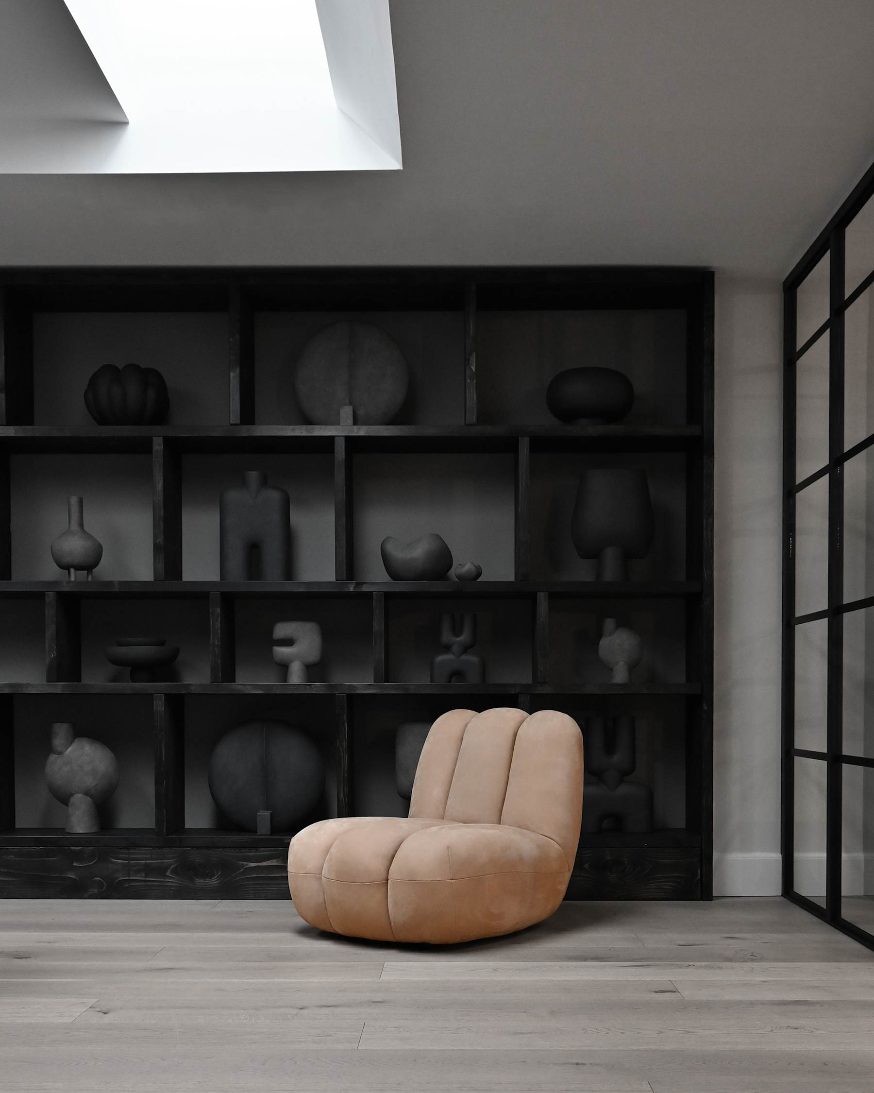 TOE Sessel beige Nubukleder
