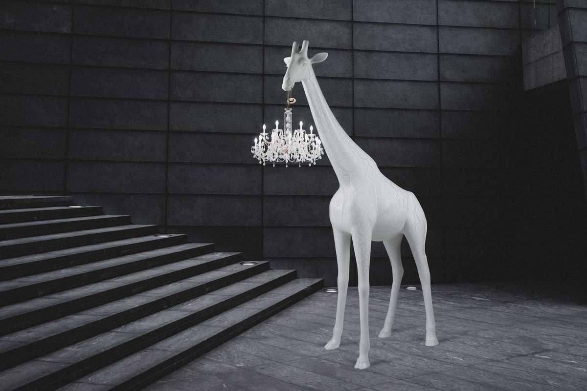 Lampa GIRAFFE IN LOVE XL biała Qeeboo    Eye on Design