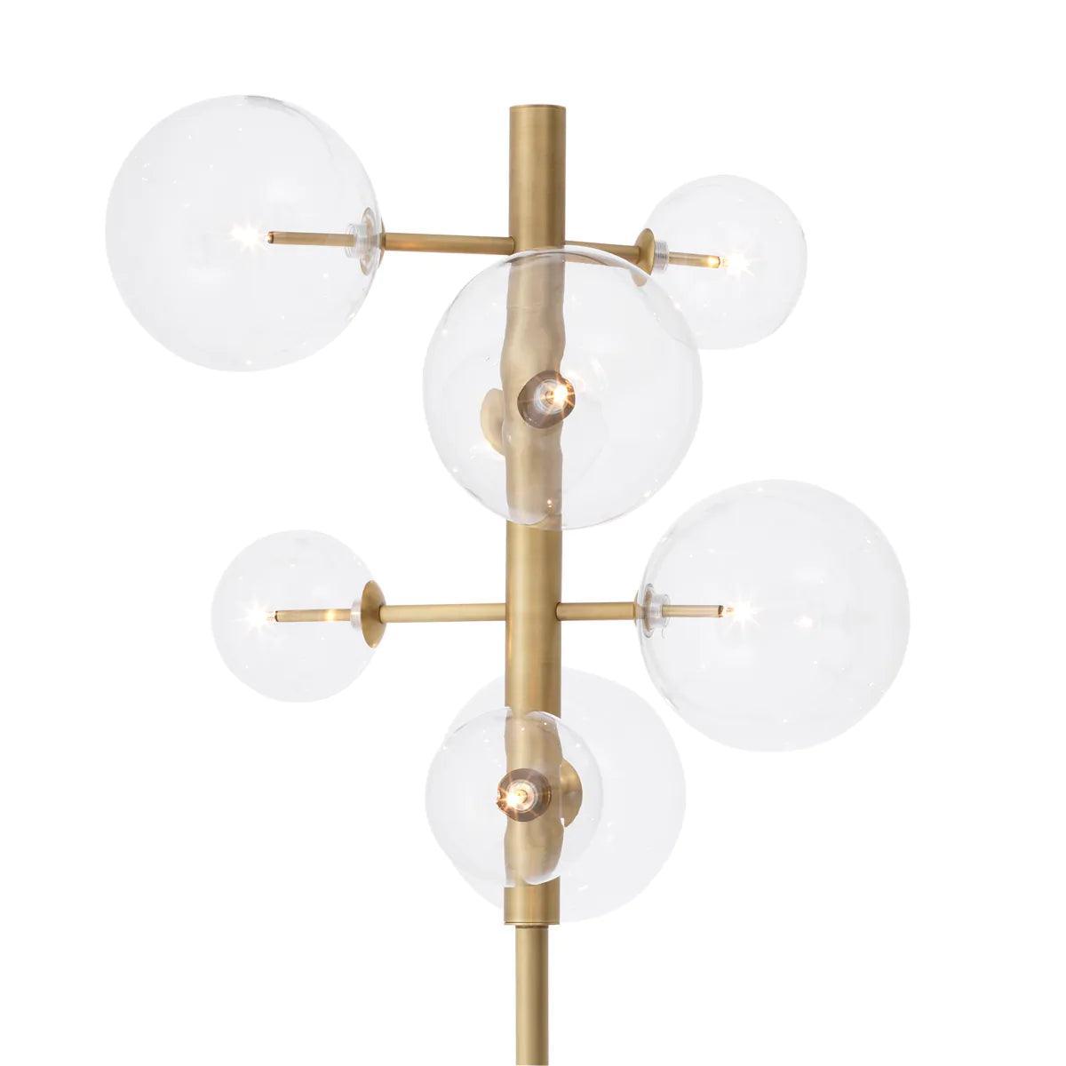 Lampa podłogowa ARGENTO mosiężny Eichholtz    Eye on Design