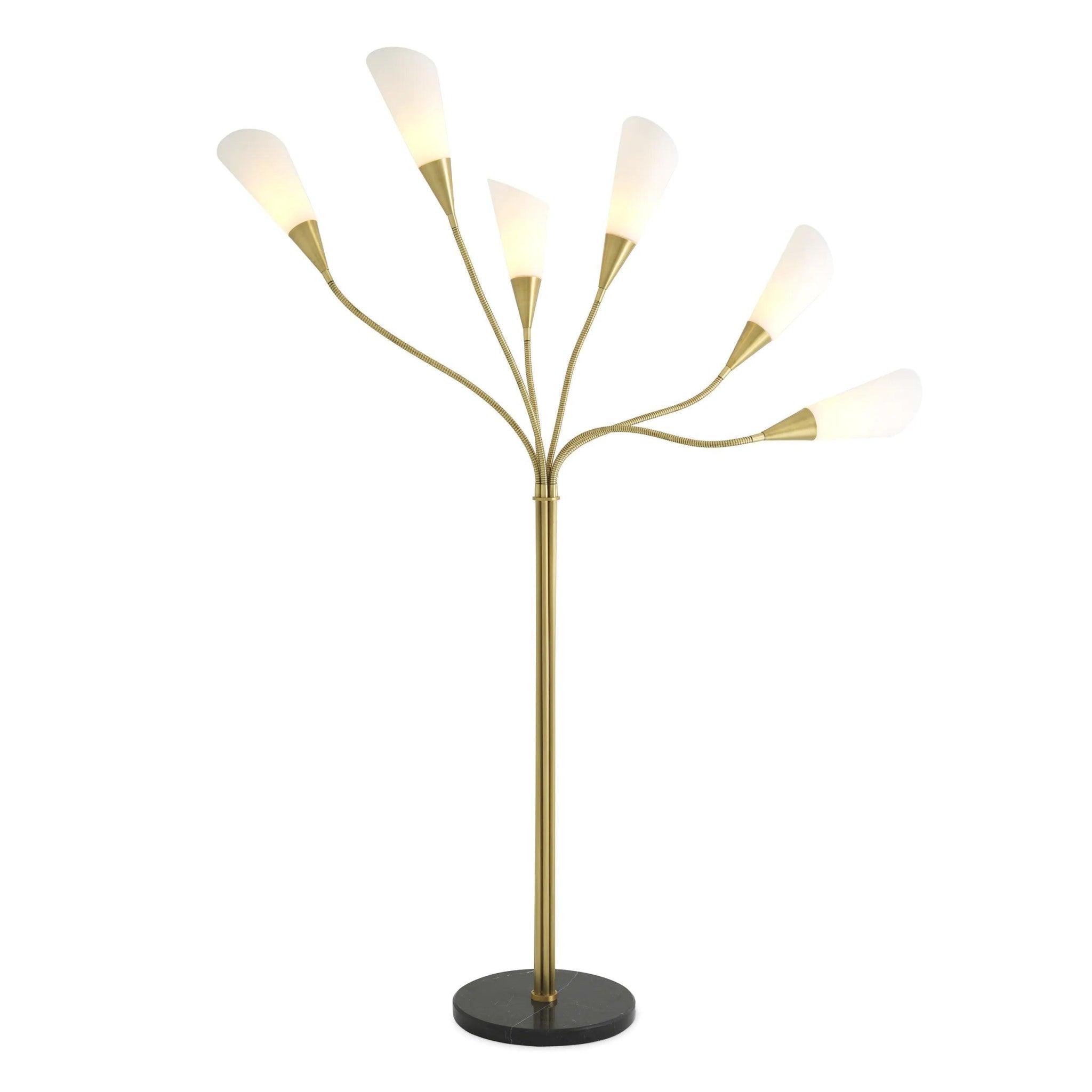 Lampa podłogowa GAGNON mosiężny Eichholtz    Eye on Design