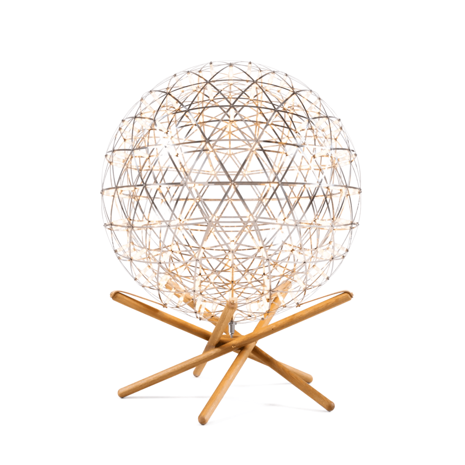 Floor lamp RAIMOND II TENSEGRITY stainless steel Moooi 89 cm Eye on Design