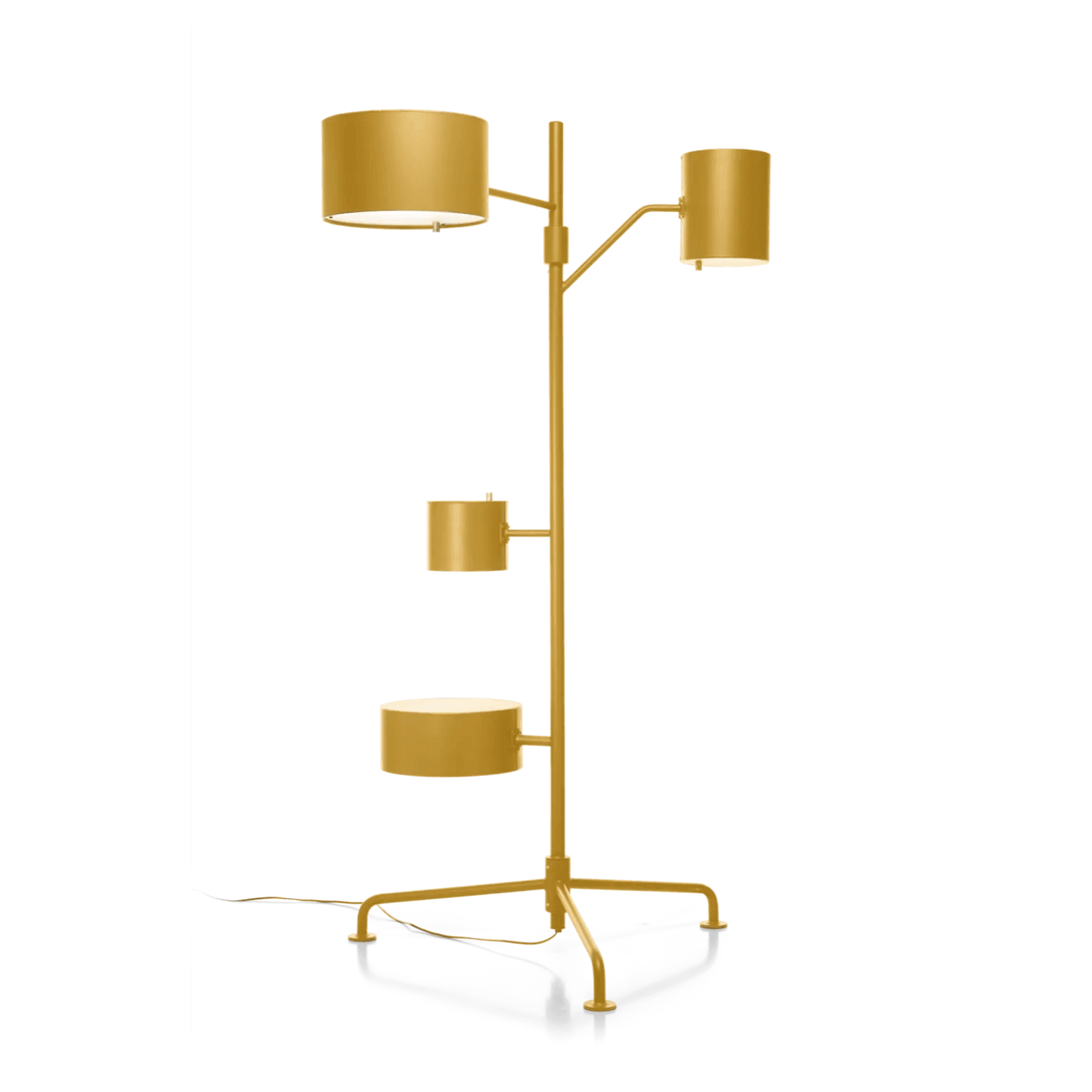 Floor lamp STATISTOCRAT yellow gold Moooi Eye on Design