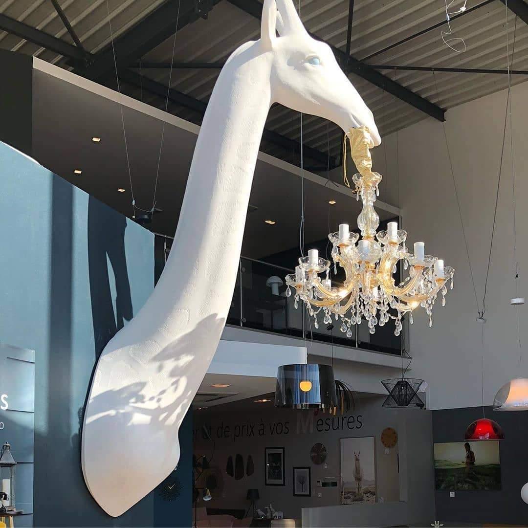 Lampa ścienna GIRAFFE IN LOVE biała Qeeboo    Eye on Design