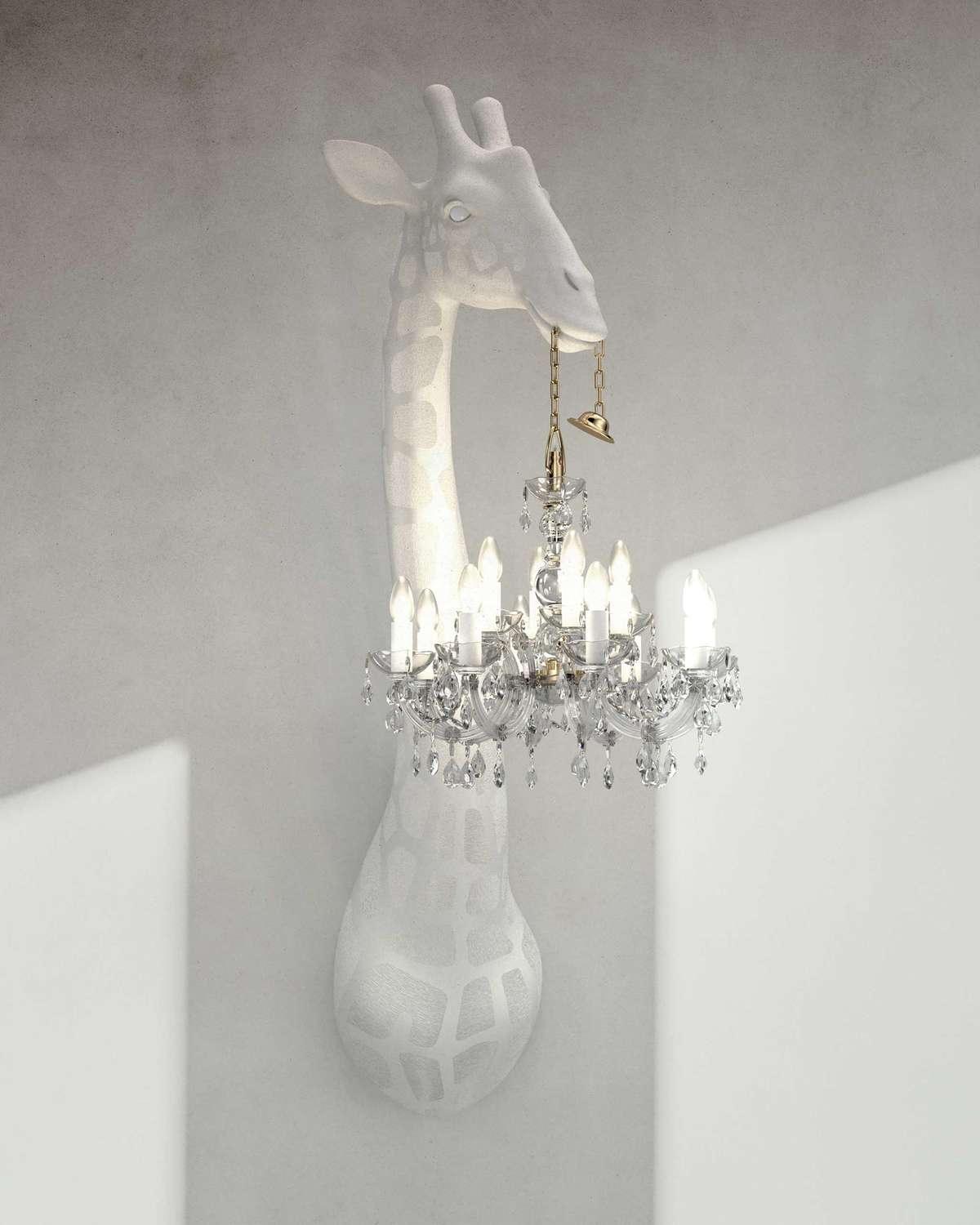 Lampa ścienna GIRAFFE IN LOVE biała Qeeboo    Eye on Design