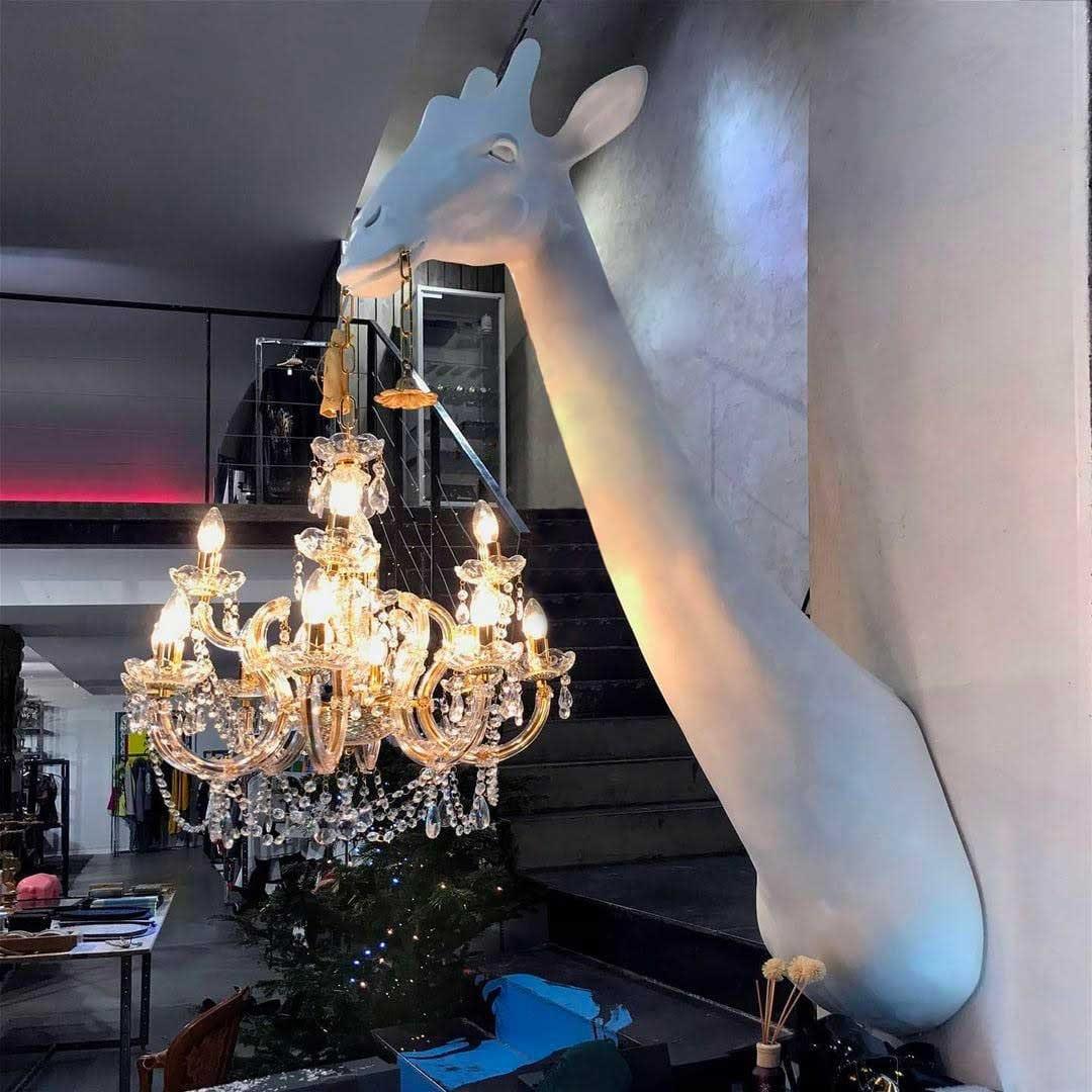 Lampa ścienna GIRAFFE IN LOVE biała Qeeboo    Eye on Design
