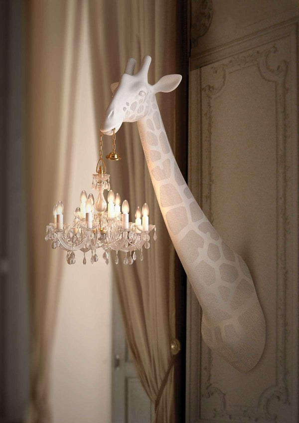 Lampa ścienna GIRAFFE IN LOVE biała Qeeboo    Eye on Design