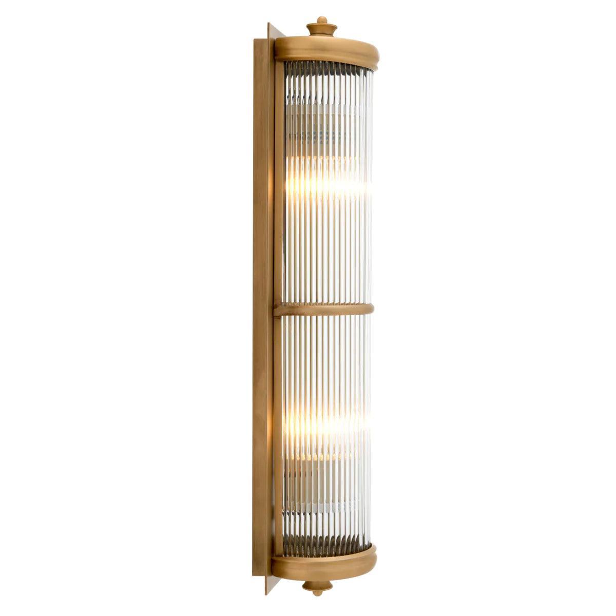 Lampa ścienna GLORIOUS matowy mosiądz Eichholtz 52 cm   Eye on Design
