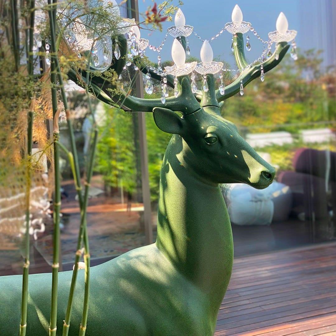 Lampa SHERWOOD zielony Qeeboo    Eye on Design