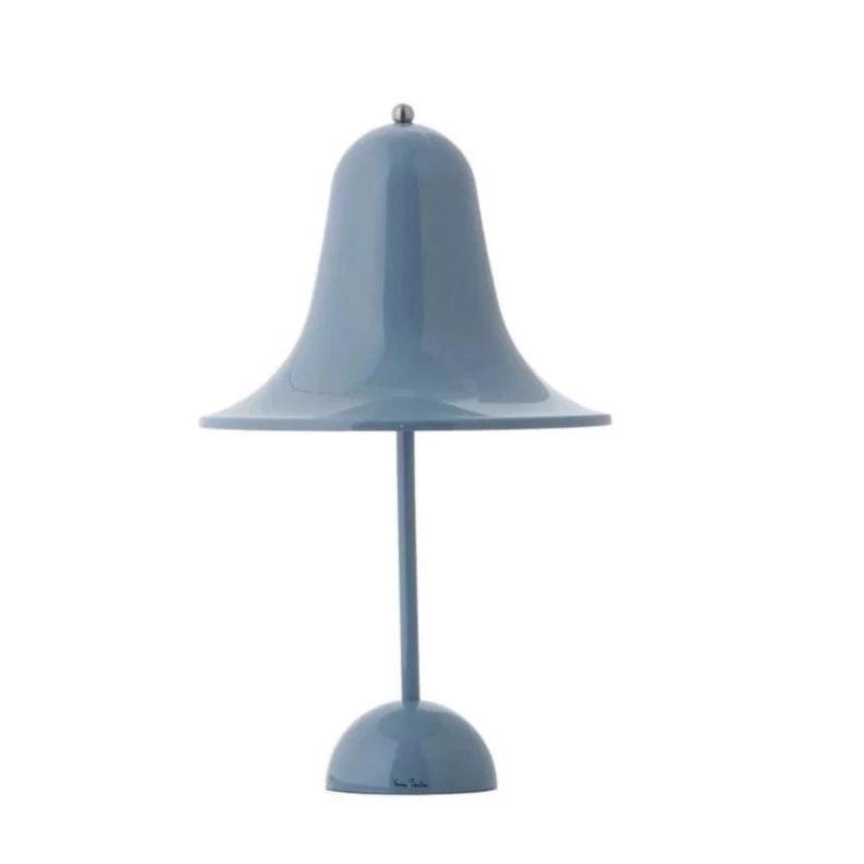 Lampa stołowa przenośna PANTOP zakurzony błękit Verpan    Eye on Design