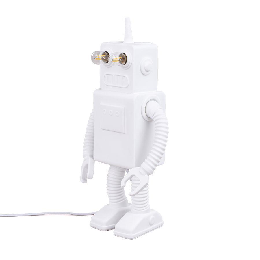 Lampa stołowa ROBOT biały Seletti    Eye on Design