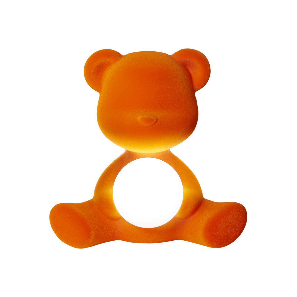 Lampa TEDDY GIRL VELVET pomarańczowa Qeeboo    Eye on Design