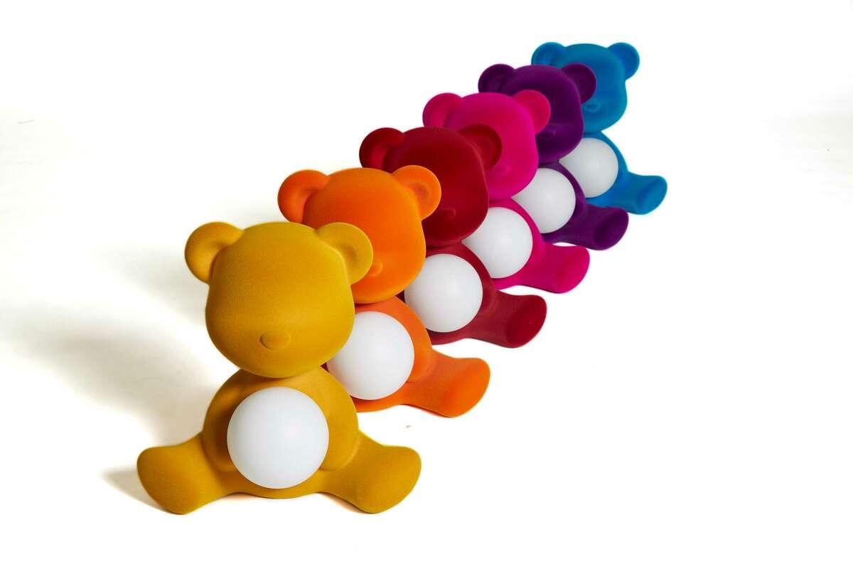 Lampa TEDDY GIRL VELVET pomarańczowa Qeeboo    Eye on Design