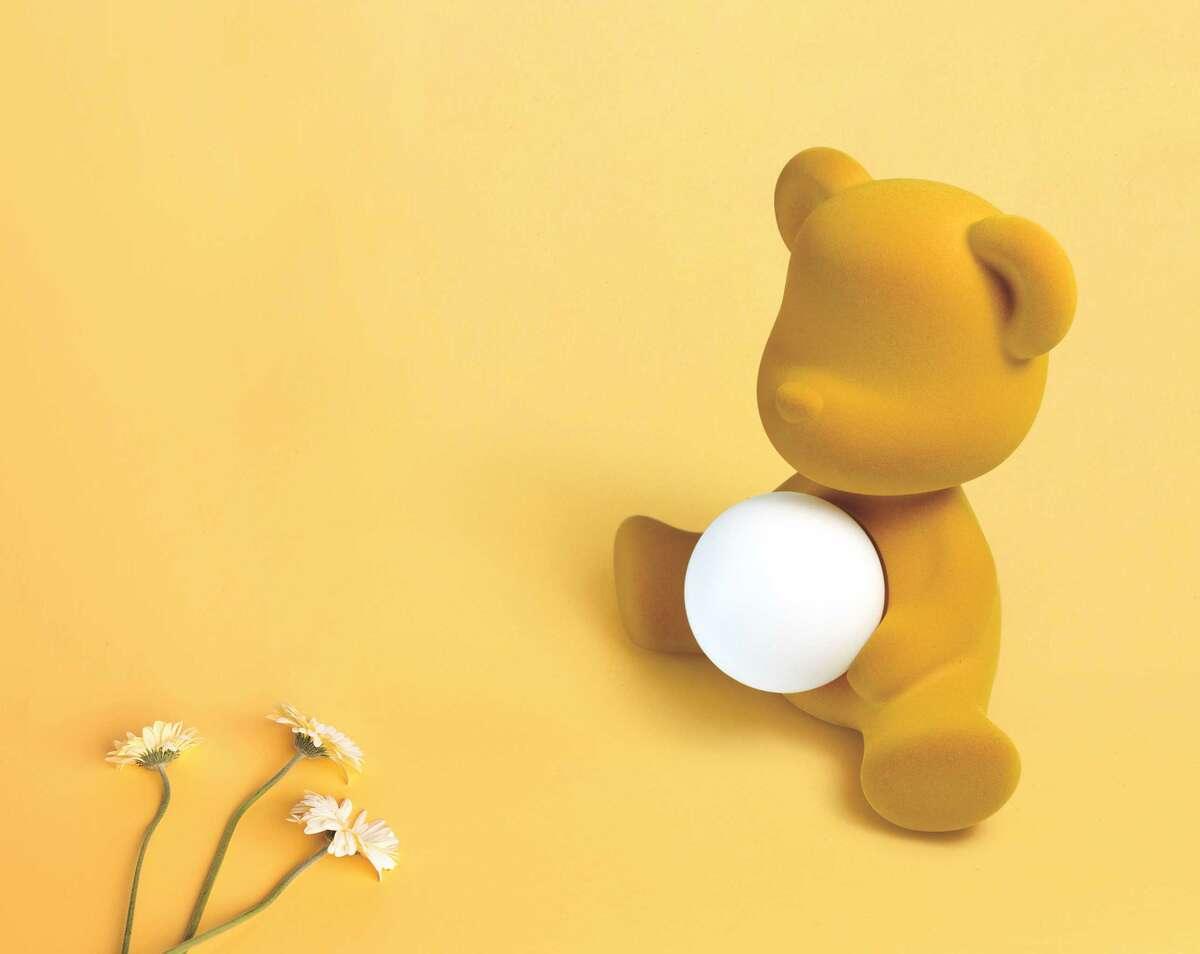 Lampa TEDDY GIRL VELVET pomarańczowa Qeeboo    Eye on Design