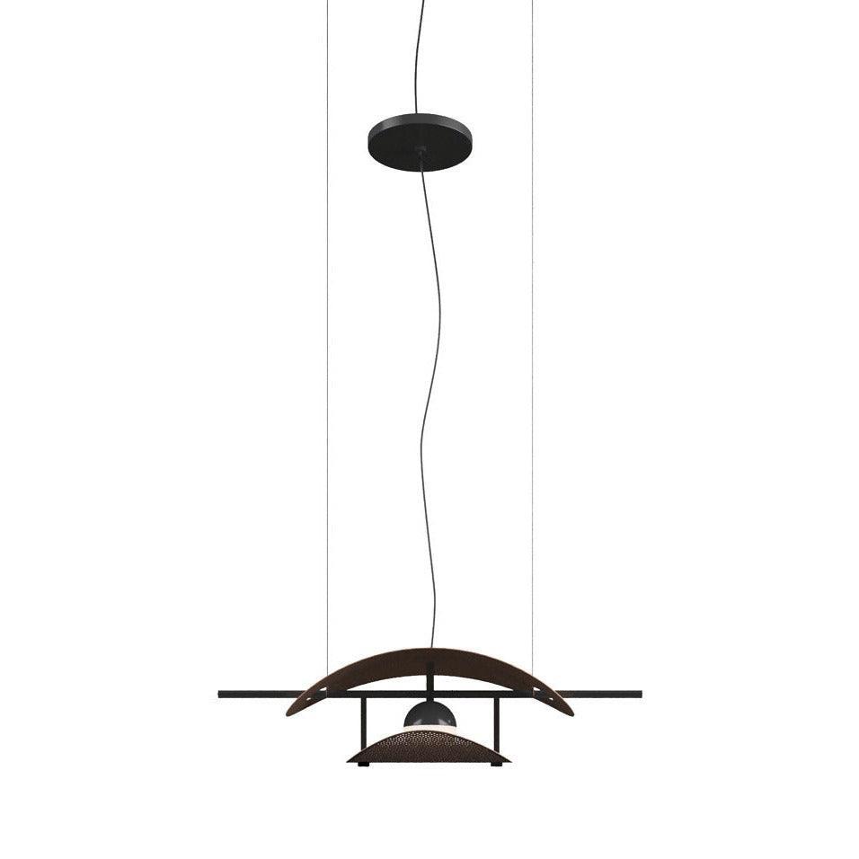 Lampa wisząca COROLLE HORIZONTAL ciemnozłoty Liu Jo Living    Eye on Design