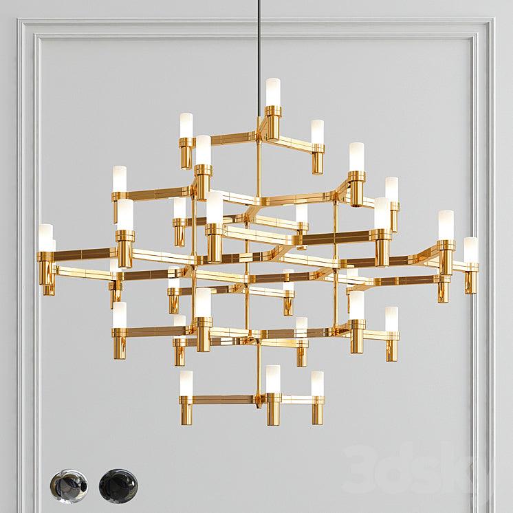 Lampa wisząca CROWN MAJOR złoty Nemo    Eye on Design