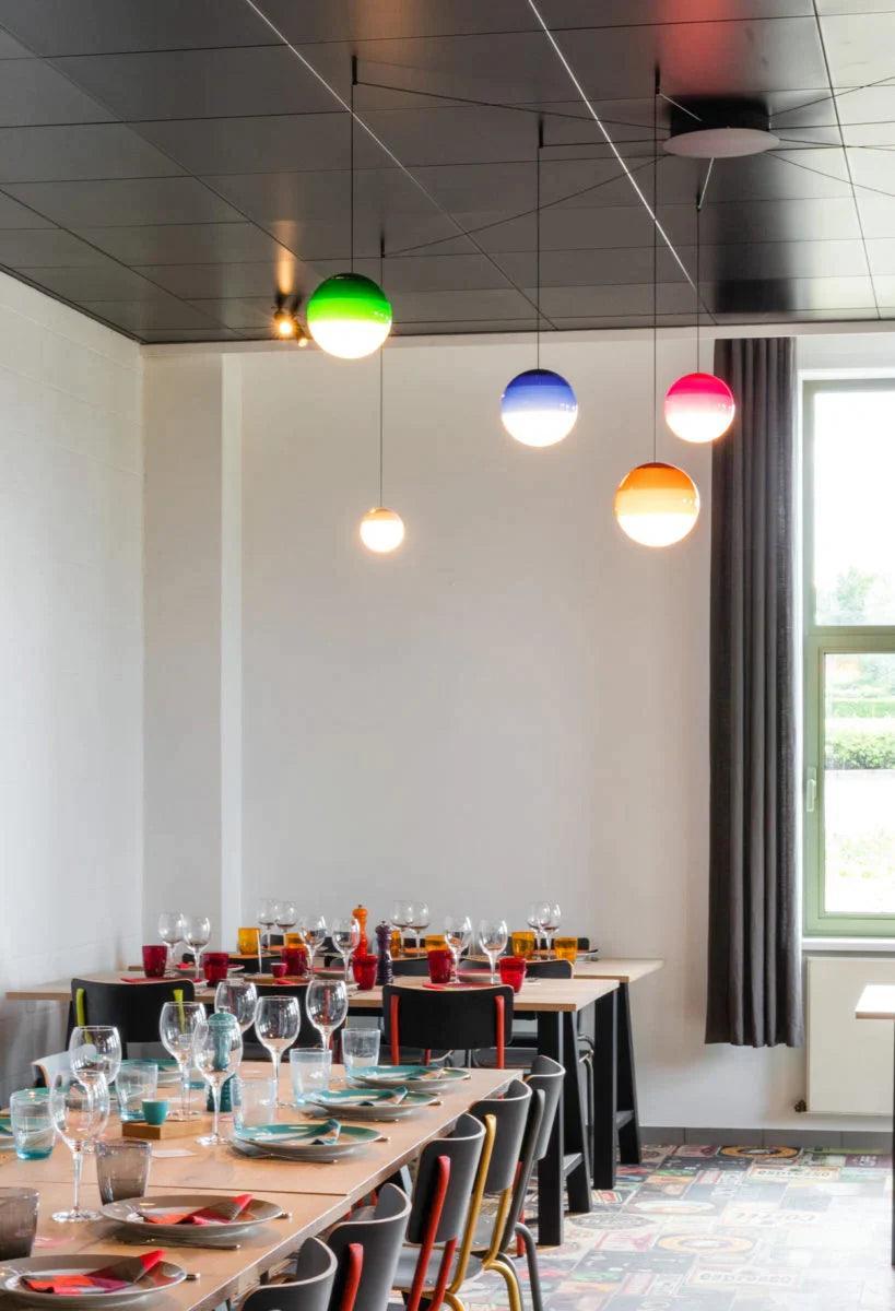 Lampa wisząca DIPPING zielony Marset    Eye on Design