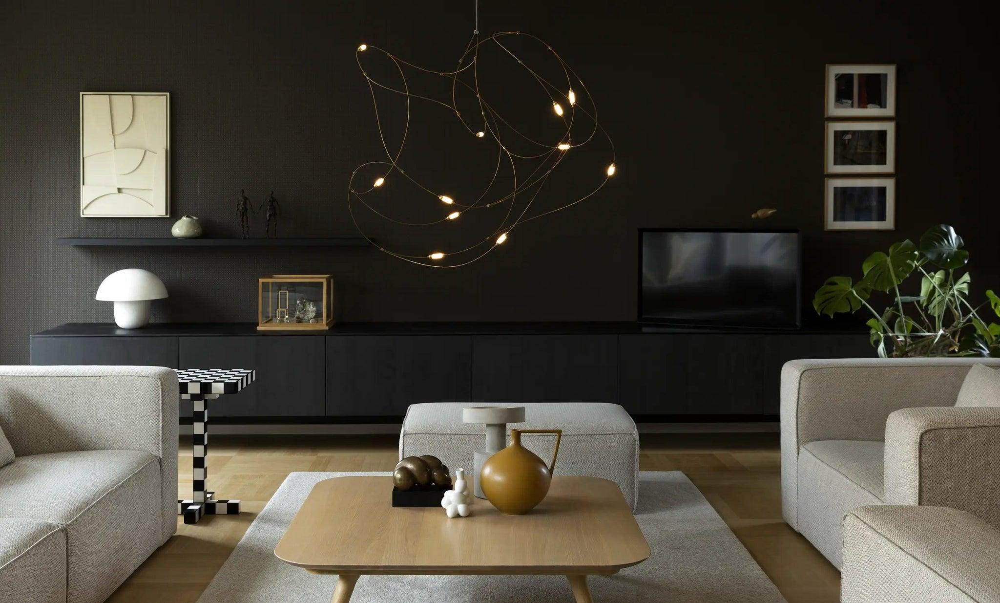 FLOCK OF LIGHT pendant lamp brown Moooi Eye on Design