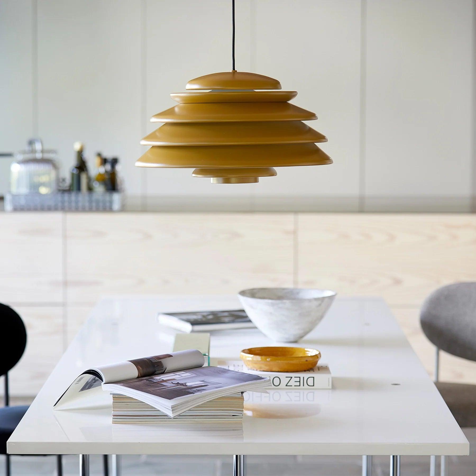 Lampa wisząca HIVE żółty Verpan    Eye on Design