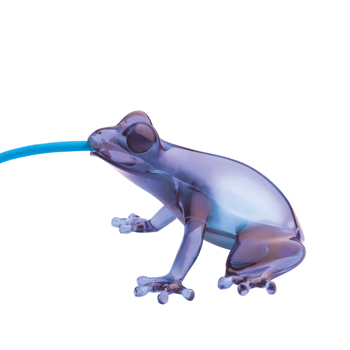 Lampa wisząca HUNGRY FROG niebieski Qeeboo    Eye on Design