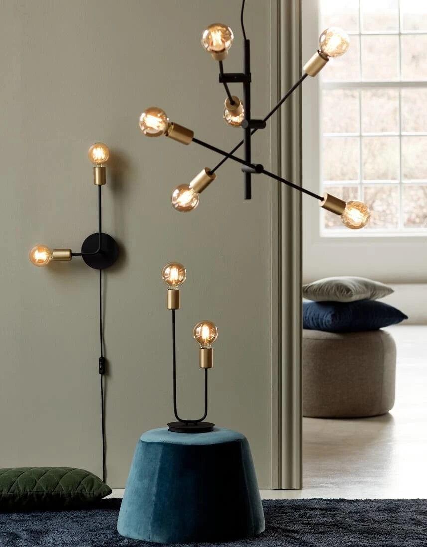 Lampa wisząca JOSEFINE czarny ze złotymi detalami Nordlux    Eye on Design