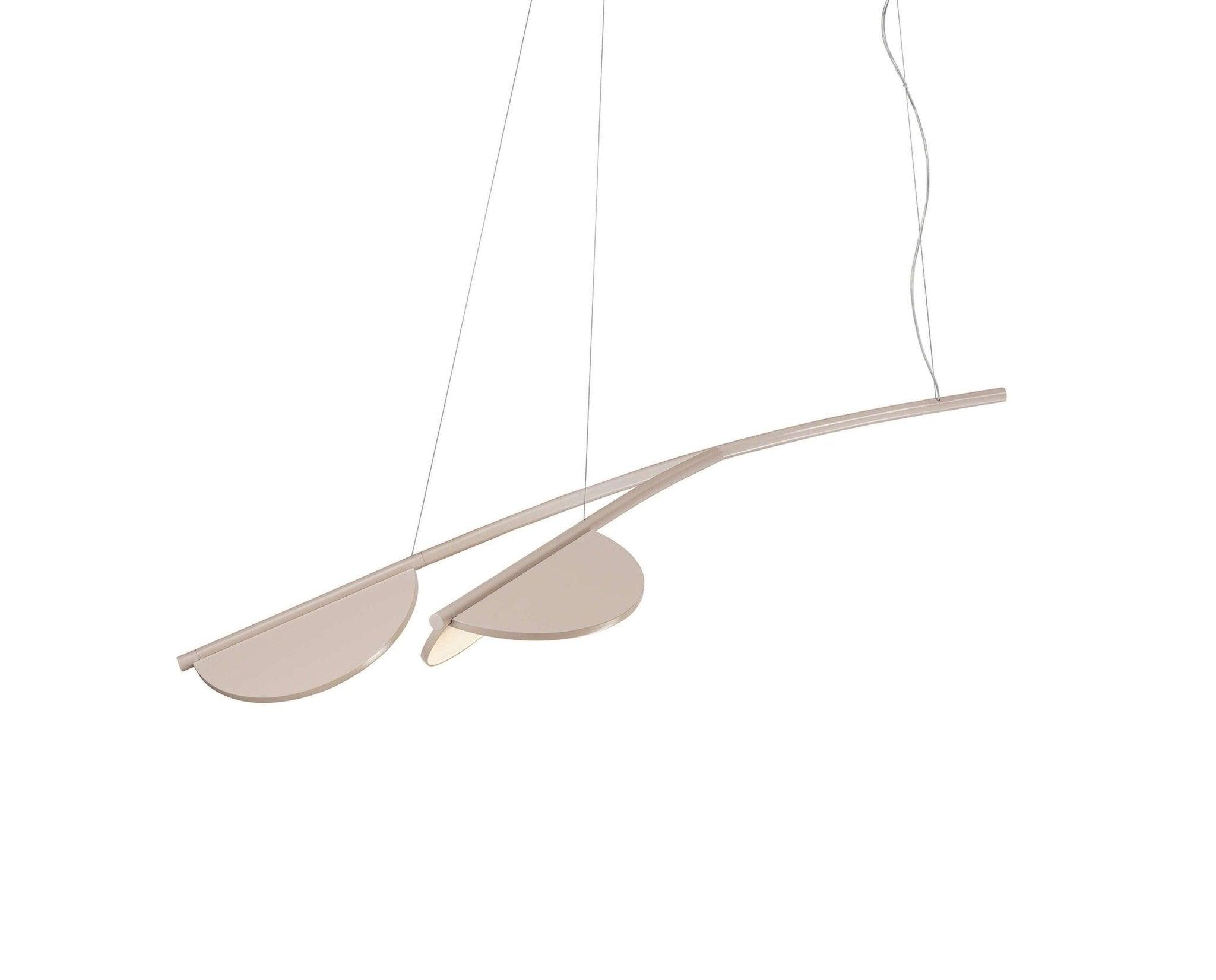 Lampa wisząca krótka ALMENDRA ORGANIC beżowy Flos 2   Eye on Design