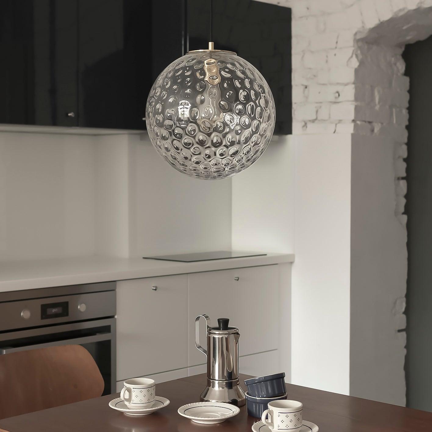 Lampa wisząca KULA REFLEKSYJNA nikiel Embassy Interiors    Eye on Design