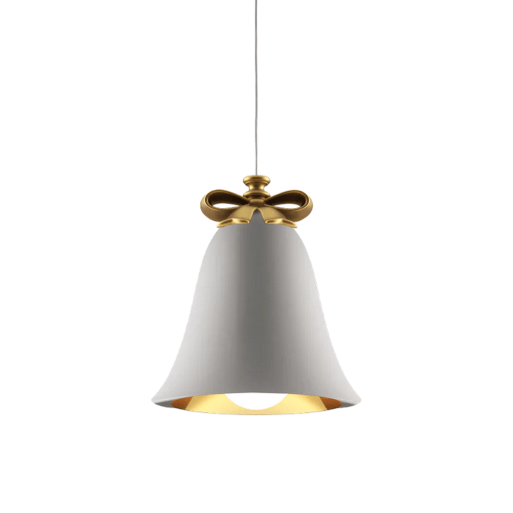Lampa wisząca MABELLE biały ze złotym Qeeboo    Eye on Design