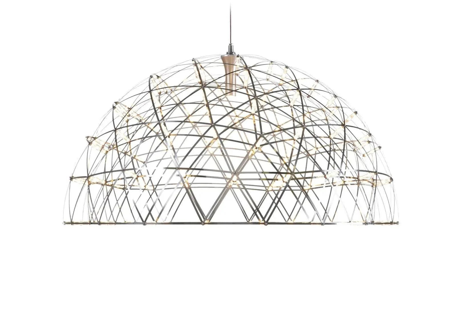 RAIMOND II DOME pendant lamp stainless steel Moooi Eye on Design